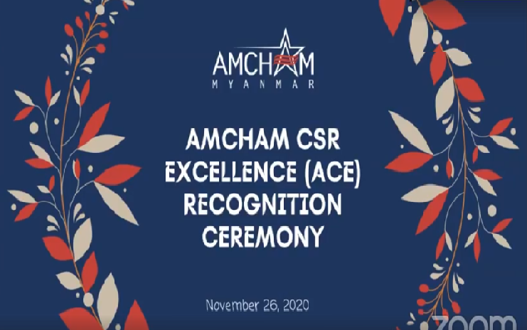 THE AMERICAN CHAMBER OF COMMERCE IN MYANMAR CSR EXCELLENCE AWARD